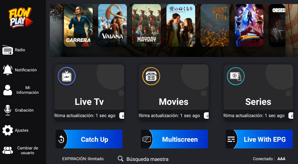 Rebrand de Apps STREAMING